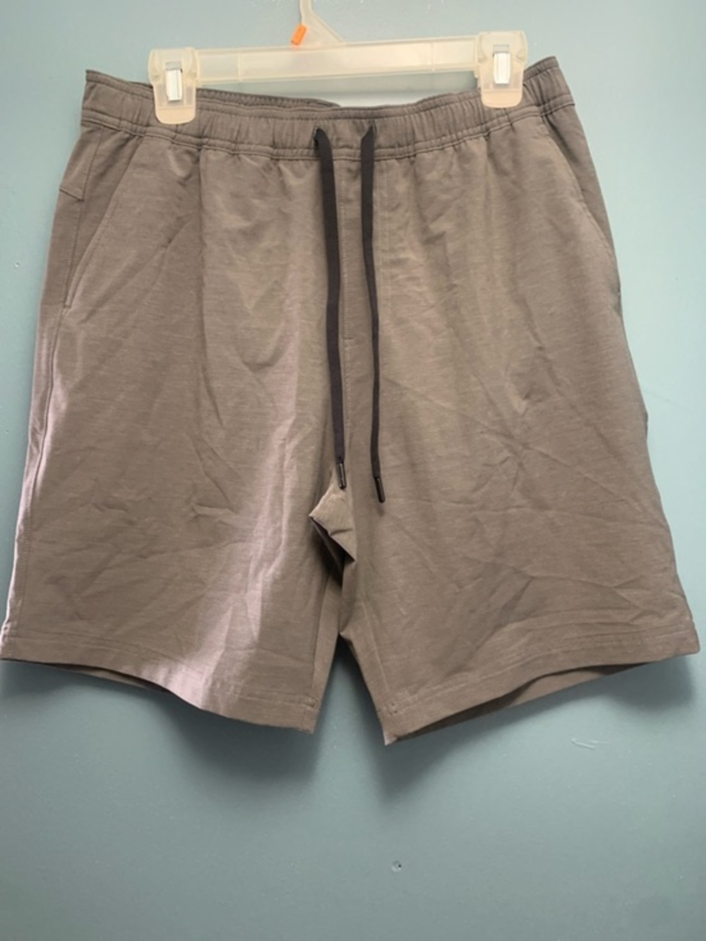 Jockey Men's Gray Athletic Drawstring Shorts
